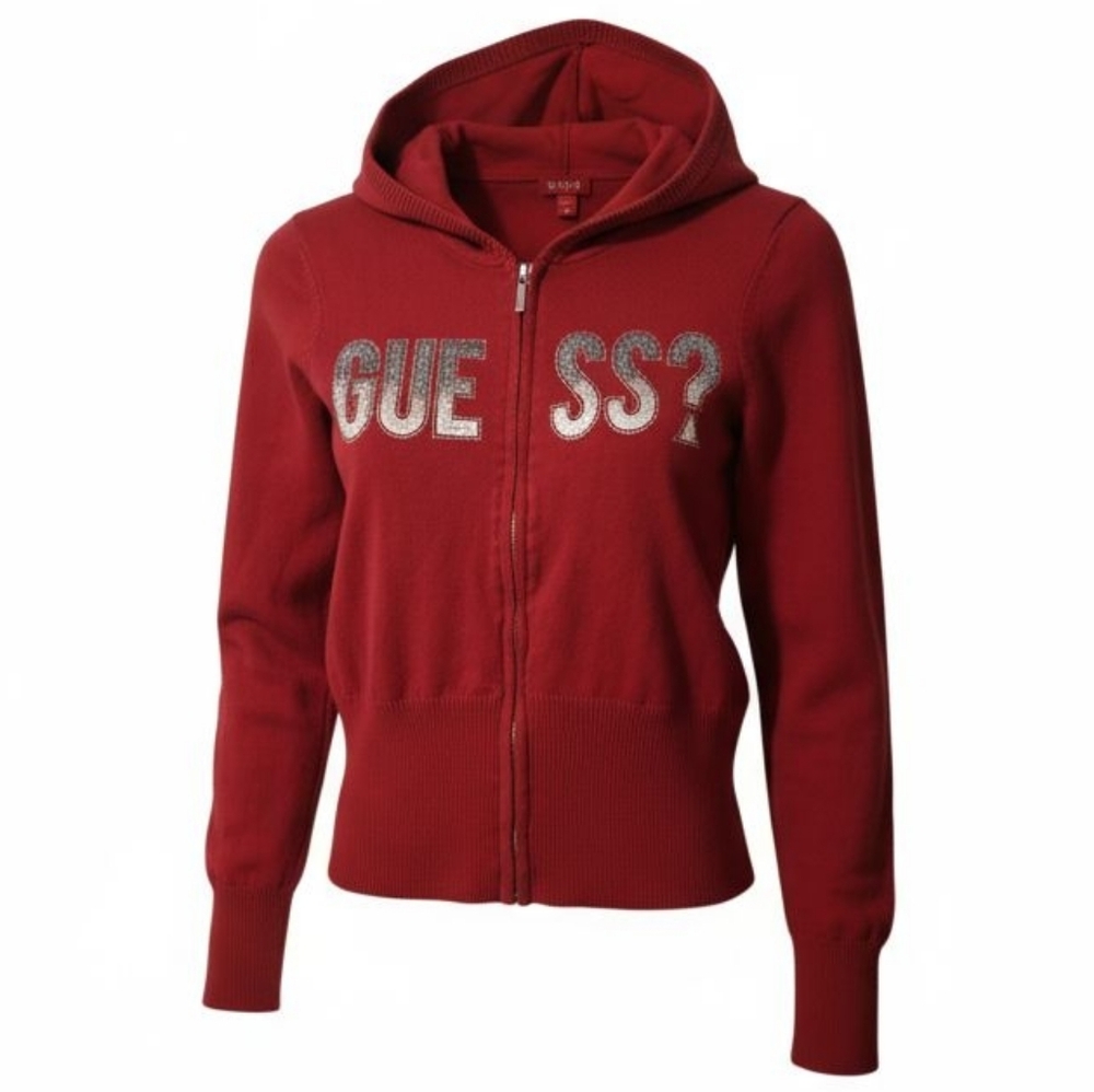 Guess Vibrant Red Hoodie